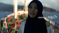 Ini Dia Sosok Nahkoda Perempuan Pertama di Indonesia. sumberfoto: MyTV Channel