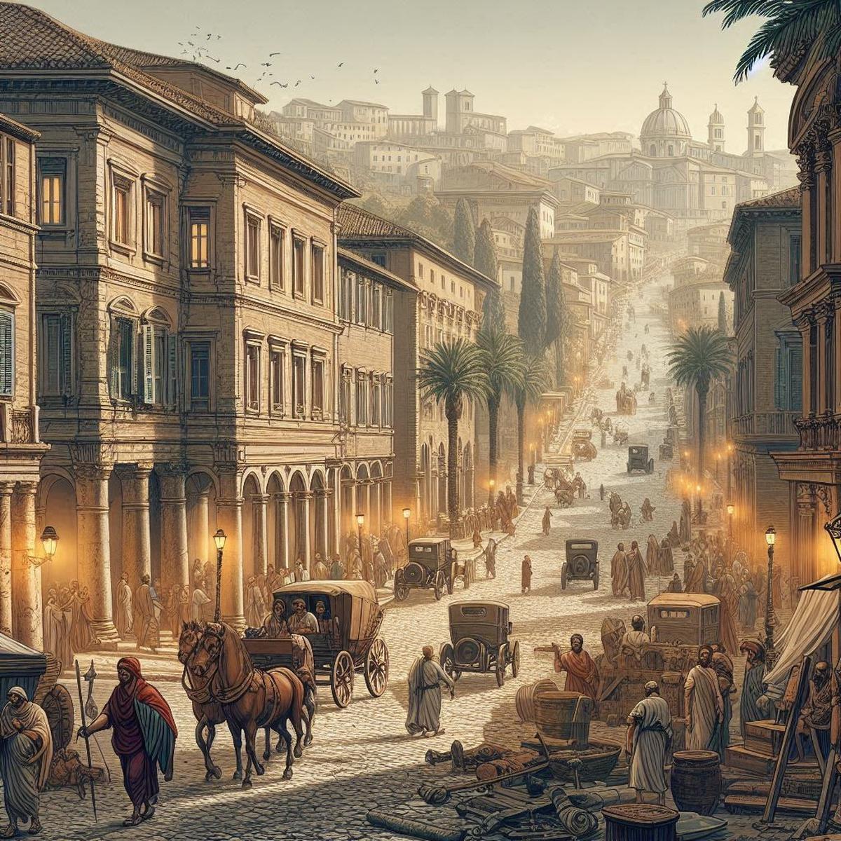 Ilustrasi Banyak Jalan Menuju Roma