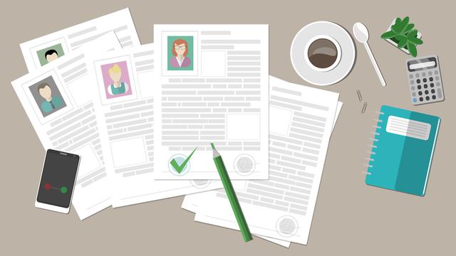 Ilustrasi menulis surat lamaran pekerjaan