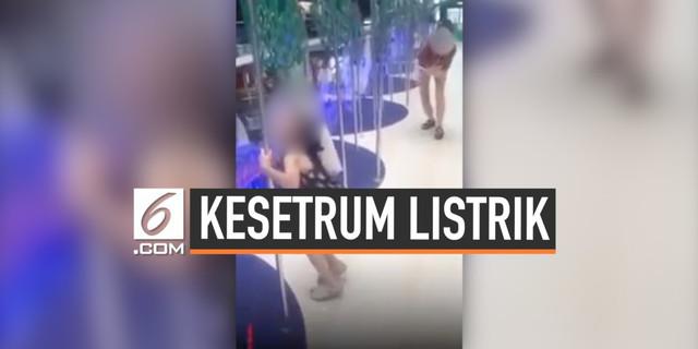 VIDEO: Anak Kesetrum Listrik di Mal, Sang Ibu Mengira Candaan