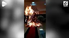 Berniat ingin membuat para tamu undangan kagum dengan momen pernikahan pasangan ini, justru berujung miris.