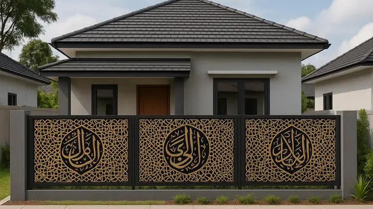 10 Model Pagar Laser Cutting Terbaru, Desain Ini Bikin Rumah Tampak Mewah di 2025