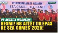 Akuatik Indonesia Resmi Lepas 68 Atlet ke SEA Games 2025, Tim Terbesar Sepanjang Sejarah!