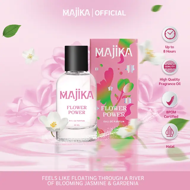 Pilihan Parfum Feminin untuk Natal, MAJIKA Flower Power Hadir dengan Aroma Floral Soft
