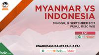 Jadwal siaran langsung timnas Indonesia vs Myanmar. (Bola.com/Dody Iryawan)