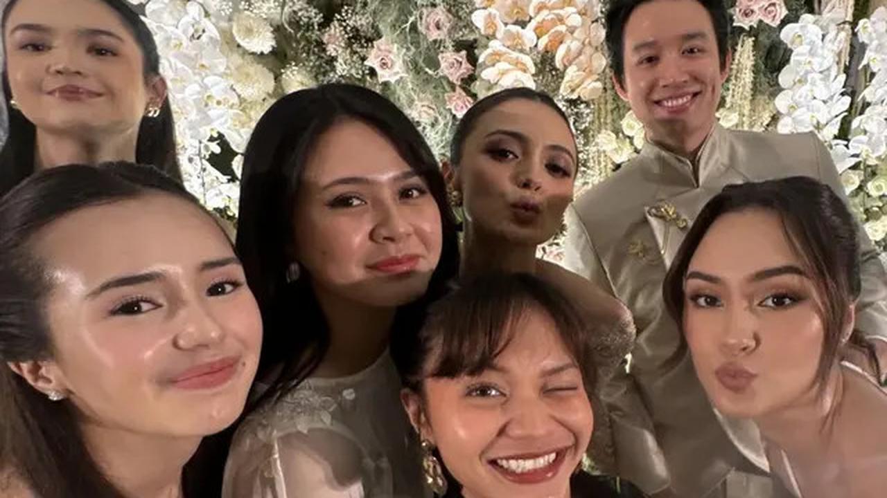 8 Adu Gaya OOTD Kondangan Para Artis saat Hadir di Resepsi Pernikahan Amanda Rawles di Jakarta, Eva Celia hingga Beby Tsabina