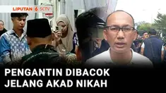 Hendak melangsungkan akad nikah, seorang pengantin pria diserang sejumlah orang dengan senjata tajam, Minggu pagi. Korban mengalami luka hampir di sekujur tubuh. Sementara motif pelaku belum diketahui.