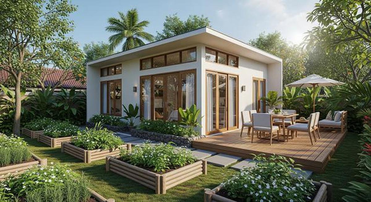 7 Model Rumah Mungil Tapi Punya Kebun dan Teras Samping yang Lega, Inspirasi Hunian Asri Modern