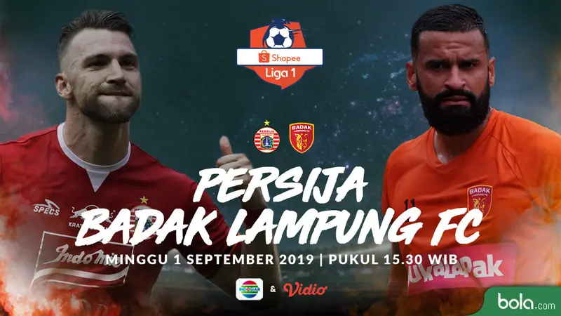 Persija Jakarta Vs Badak Lampung FC