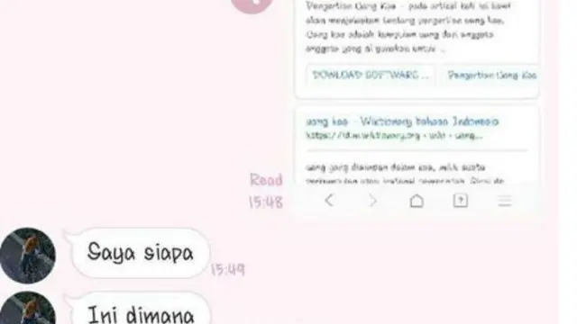 Berbagai reaksi kocak orang ketika ditagih uang kas (@receh.id/brilio)