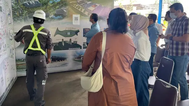 Direksi Pertamedika IHC mengunjungi lokasi pembangunan Bali International Hospital (BIH) yang berada di Kawasan Ekonomi Khusus (KEK) Kesehatan Sanur, Bali. (Dok Pertamedika IHC)