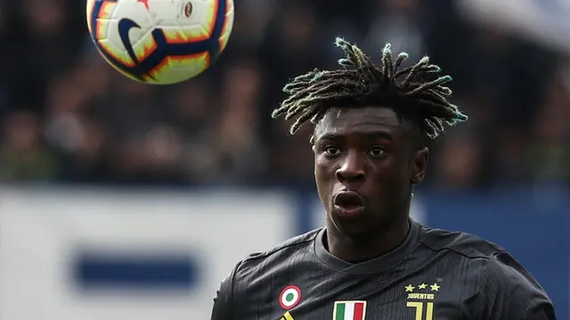 Penyerang Juventus, Moise Kean.
