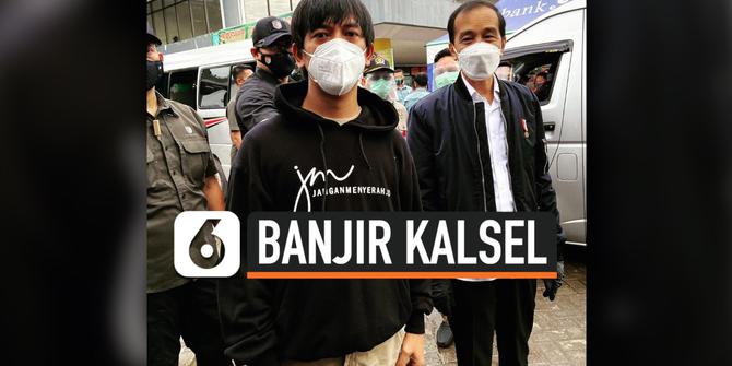 VIDEO: Rian D'Masiv Bertemu Jokowi Saat Bantu Korban Banjir Kalsel