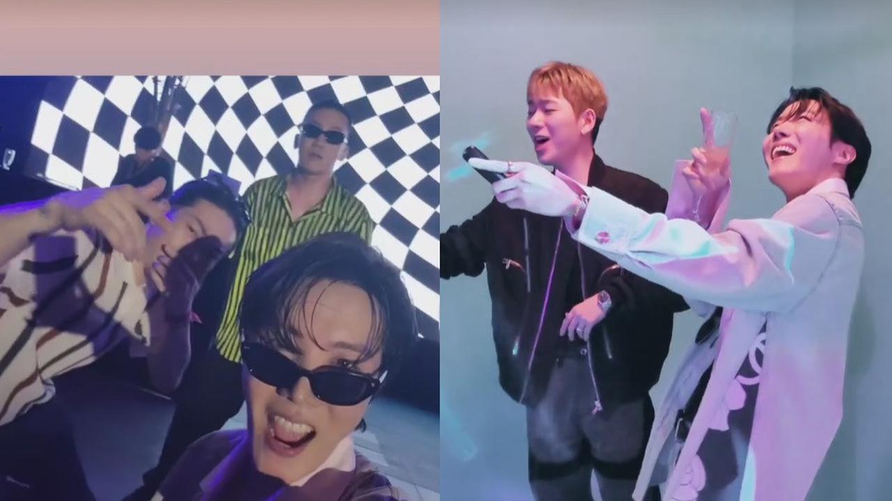 Jack in The Box Listening Party dari J-Hope BTS. (Instagram/ uarmyhope dan woozico0914)