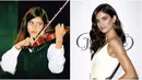 Sara Sampaio. Siapa sangka model Victoria’s Secret ini rupanya bisa memainkan alat musik biola. Kini wajah cantik dan tubuh indahnya telah menghiasi banyak cover majalah ternama. (via instagram/@sarasampaio – Bintang/EPA)