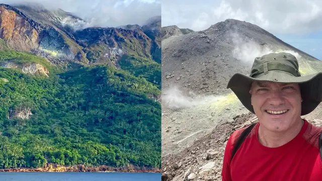 Seorang pendaki berada di Gunung Wurlali, Ambon. (Dok: @jakartaharpman)
