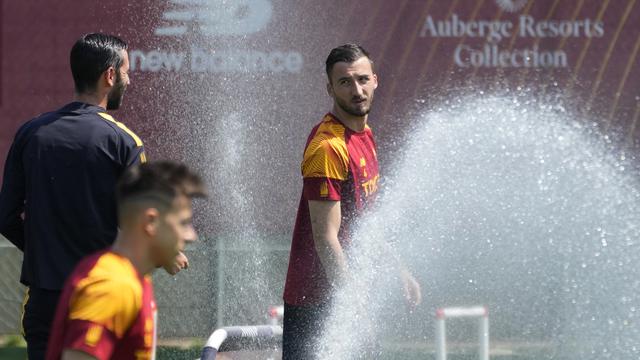 Sesi Latihan AS Roma Jelang Duel Lawan Sevilla di Final Liga Europa