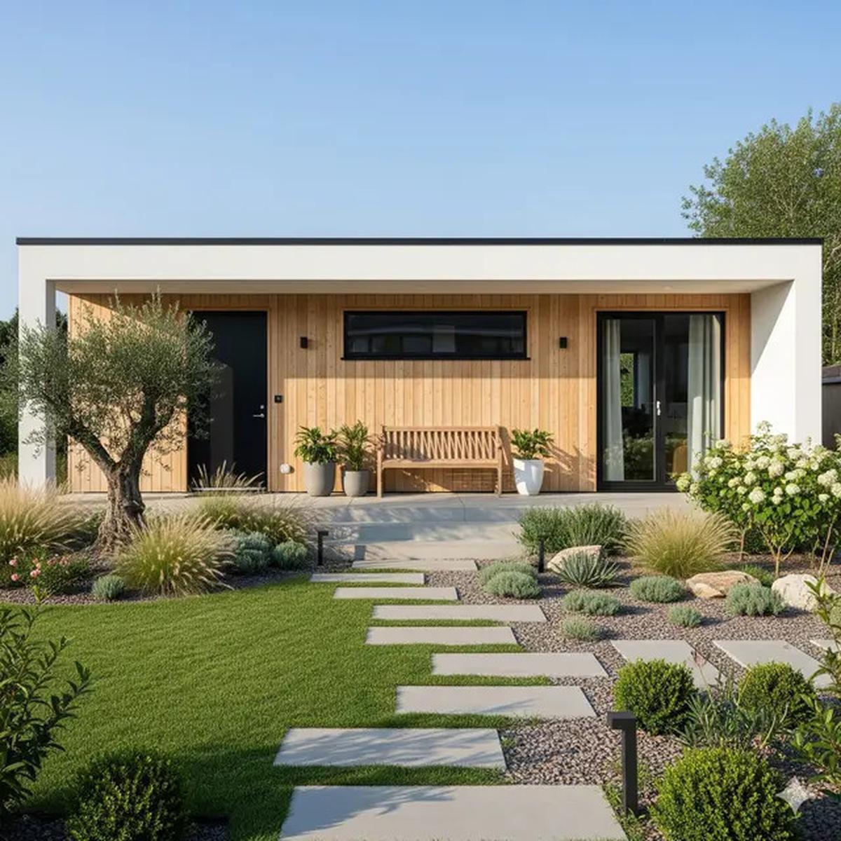 7 Model Rumah 7x10 Meter Minimalis dengan Teras dan Taman Depan Cantik, Estetik dan Instagramable