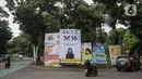 Selain itu, Komisi Pemilihan Umum (KPU) sudah mengatur pemasangan APK jelang Pemilu 2024. (Liputan6.com/Angga Yuniar)