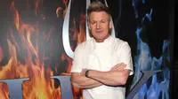 Chef Gordon Ramsay saat menghadiri acara tahunan Vegas Uncork'd by Bon Appetit Grand Tasting ke-13 oleh Las Vegas Convention and Visitors Authority di Caesars Palace pada 10 Mei 2019 di Las Vegas, Nevada. (ETHAN MILLER / GETTY IMAGES NORTH AMERICA / GETTY IMAGES VIA AFP)