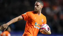 Selebrasi pemain Borneo FC, Felipe Cadenazzi setelah mencetak gol kedua timnya ke gawang Madura United pada laga leg kedua semifinal Championship Series BRI Liga 1 2023/2024 di Stadion Batakan, Balikpapan, Kalimantan Timur, Minggu (19/5/2024). (Bola.com/Bagaskara Lazuardi)