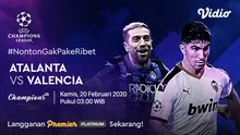 Liga Champions: Atlanta VS Valencia Dapat Disaksikan di Vidio! sumberfoto: Vidio