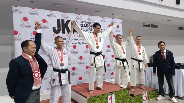 Indonesia Gondol 5 Medali di Kejuaraan Karate Internasional JKA Filipina