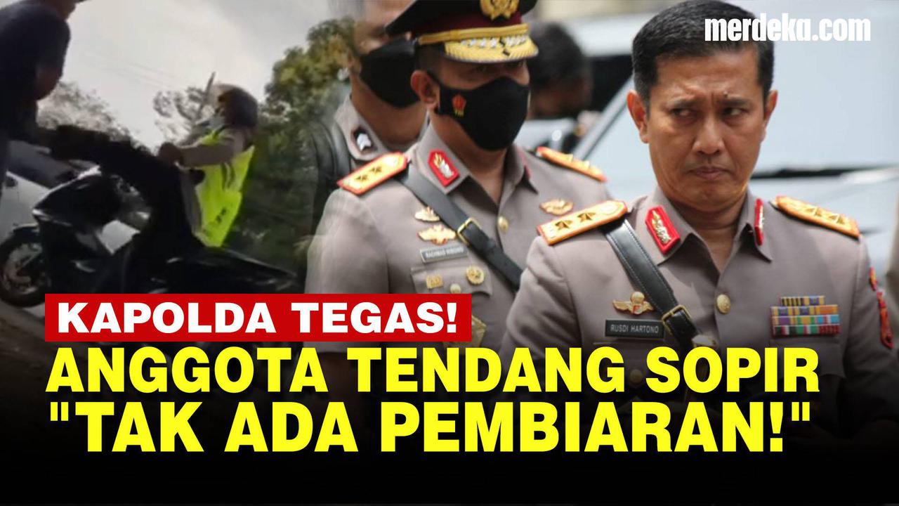 VIDEO: Kapolda Jambi Tak Beri Ampun Anggota Arogan Tendang Sopir Truk!