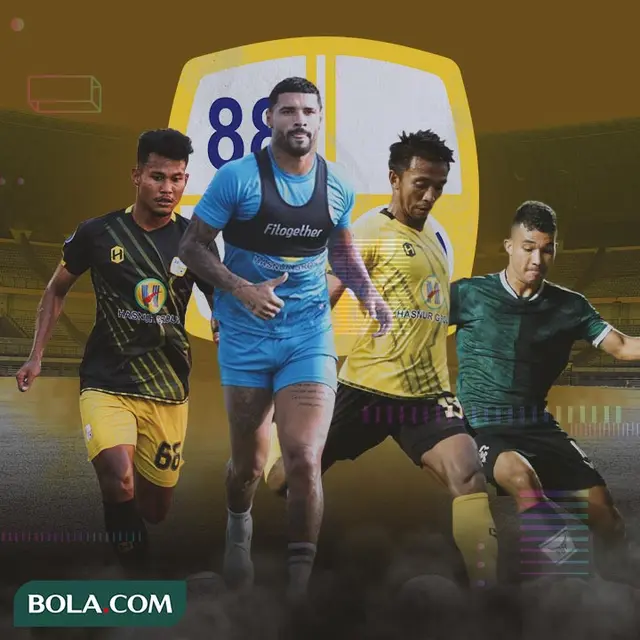 Barito Putera - Bayu Pradana, Gustavo Tocantins, Bagas Kaffa, Renan Alves