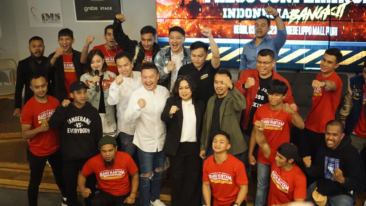 Chris John menghadiri jumpa pers Baku Hantam Championship 2023