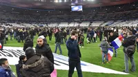 Seorang pria terduga teroris mencoba untuk meledakkan bom bunuh diri di dalam stadion Stade de France, Sabtu (14/11/2015) dini hari WIB.