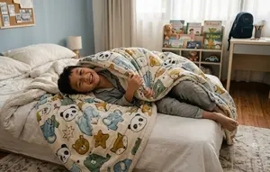 Tidur Si Kecil Lebih Nyaman, Begini Cara Memilih Selimut Anak yang Tepat