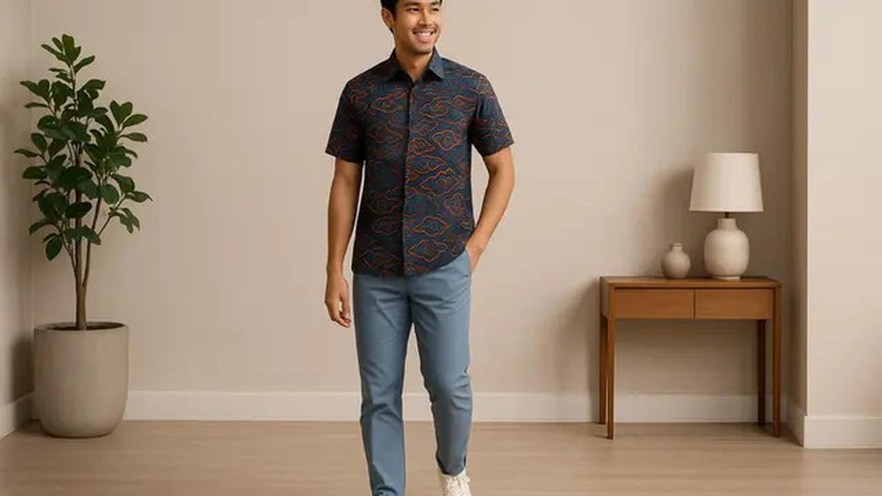 7 Inspirasi Model Kemeja Batik Lengan Pendek Pria Terbaru, Bikin Penampilan Tidak Membosankan di Berbagai Momen