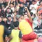 Pemain Persija Jakarta merayakan gol yang dicetak Alexander Jeremejeff ke gawang Persib Bandung dalam laga pekan kedua BRI Super League 2026/2027 di Stadion Utama Gelora Bung Karno (SUGBK) Senayan, Jakarta, Sabtu (12/9/2026) sore WIB.