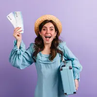 ilustrasi perempuan bepergian/photo created by lookstudio - www.freepik.com