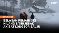 Longsor Salju di California, 6 Pemain Ski Terjebak dan 10 Masih Hilang