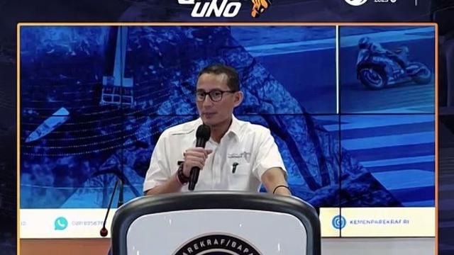 Menparekraf Sandiaga Uno di The Weekly Brief with Sandi Uno, Senin, 28 Agustus 2023