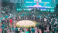 Partai Kebangkitan Bangsa (PKB) menghelat rangkaian acara Road to Election 2024 dan Gus Muhaimin Fest 2024, Minggu (30/10/2022). (Liputan6.com/ Muhammad Radityo Priyasmoro)