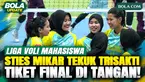 STIES Mitra Karya (STIES MIKAR) Bekasi sukses melaju ke final sektor putri Liga Voli Mahasiswa Seri Jakarta 2026 setelah menaklukkan Universitas Trisakti Jakarta dengan skor telak 3-0 pada babak semifinal.
STIES MIKAR tampil dominan dengan merebut s...