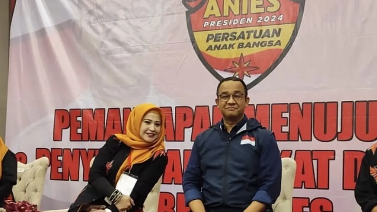 Neng Wirdha saat bertemu Anies Baswedan (ist)