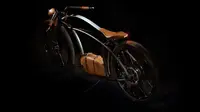 Keren, Motor Listrik Klasik Ini Berbodi Kayu
