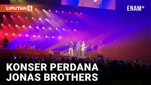 VIDEO: Konser Perdana Jonas Brothers Jadi Ajang Nostalgia dan Reuni Anak-Anak 90an