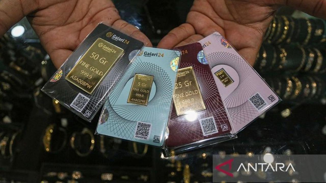 Harga Emas UBS dan Galeri24 di Pegadaian Kompak Naik pada Minggu Ini