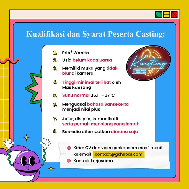 Kaesang Pangarep saat Buka Lowongan Kerja Co-Host