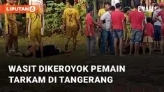 Pertandingan tarkam mendadak tegang saat beberapa pemain jadi arogan. Hal ini terjadi pada pertandingan tarkam di daerah Tangerang