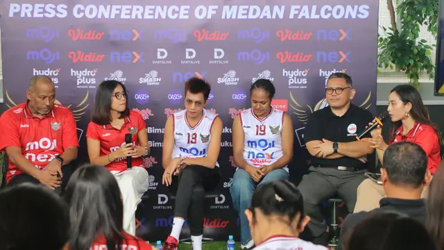 Tim bola voli Medan Falcons, resmi mengumumkan kesiapannya untuk berlaga di kasta tertinggi voli nasional, Proliga 2026.