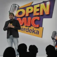 Bupati Trenggalek Mochamad Nur Arifin tampil jenaka menceritakan pengalaman lucunya ketika bertemu warganya/Fotografer: Imam Buhori/merdeka.com