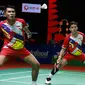 Pasangan ganda putra, Fajar Alfian/Muhammad Rian Ardianto yang diunggulkan ditempat ke-4 lolos ke semifinal setelah menang atas Ong Yew Sin/Teo Ee Yi (Malaysia) dengan rubber game, 21-12, 9-21, 22-20. Mereka akan jumpa unggulan kedua, Aaron Chia/Soh Wooi Yik (Malaysia). (AFP/PBSI)