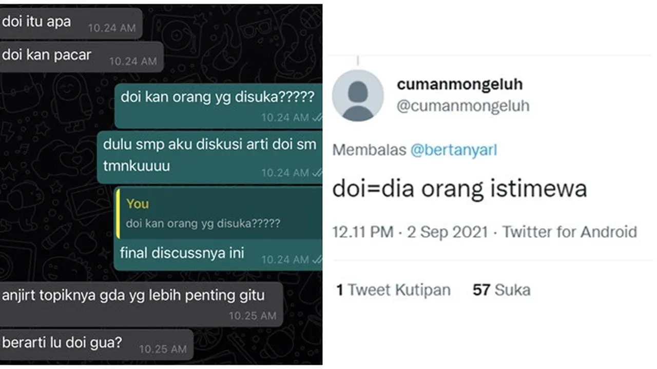 6 Kepanjangan ‘Doi’ ala Netizen Ini Bervariasi, Bikin Geleng Kepala