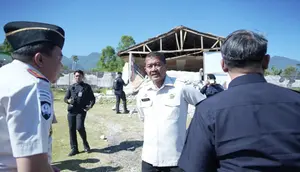 Kemenimipas Salurkan 20 Ton Bantuan, Janji Bangun Kembali Rutan Ruteng